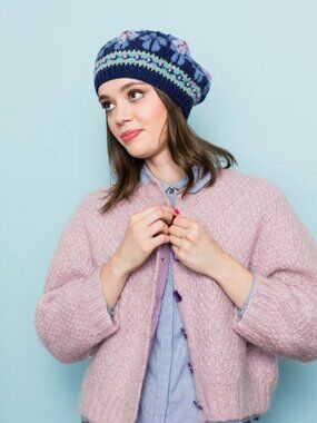 French Knot Emily Beret NWT
